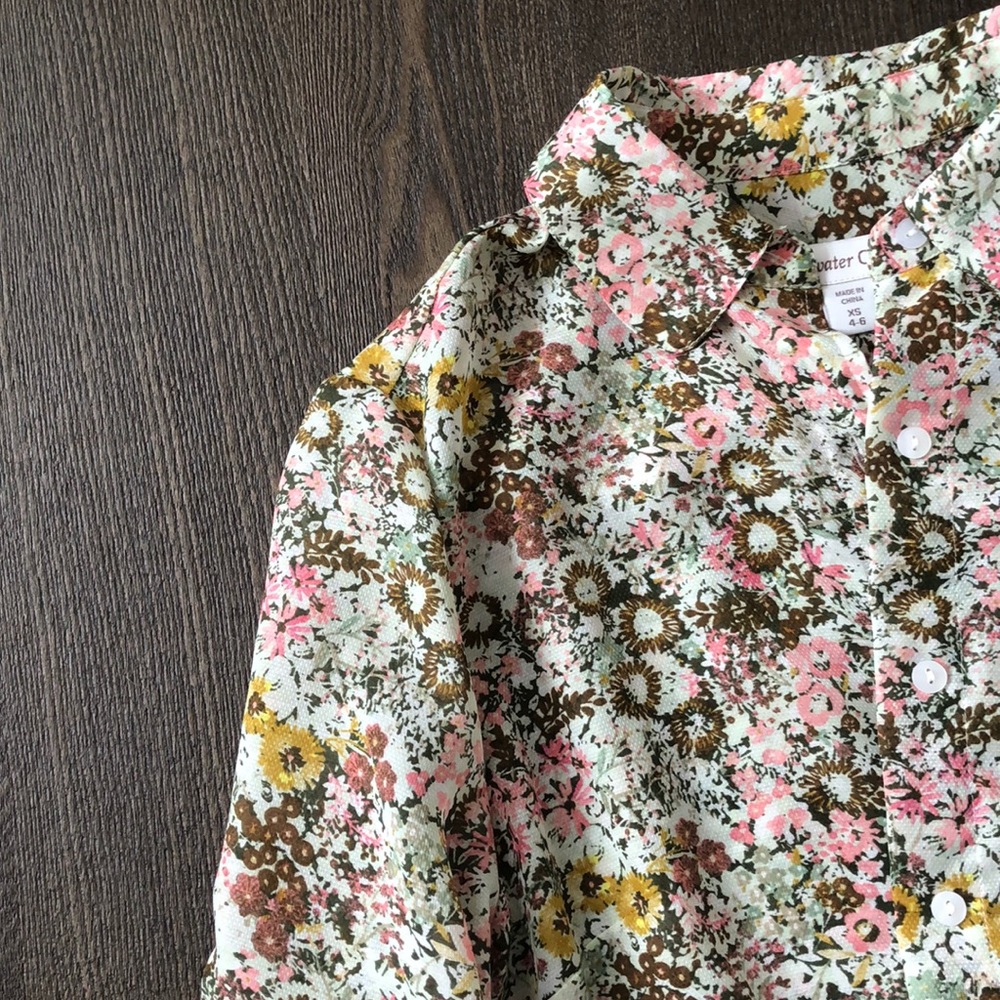 Floral Button Down - NWOT